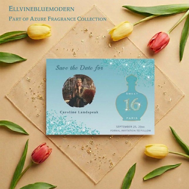 Reserve A Data Estúdio de Fragrâncias Paris Brilho Azul Verde Doc (Sparkling Teal elegance for your Sweet 16!
Shop our Azure Fragrance Collection.
)