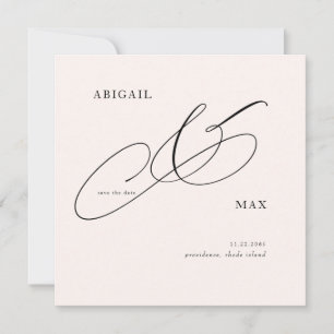 Reserve A Data Eterno Blush Square Weding Date (Salvar data)