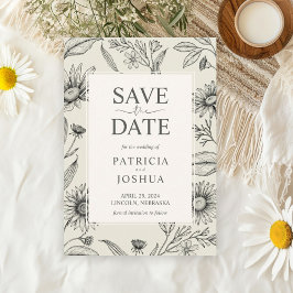 Reserve A Data Eterno Preto e Branco