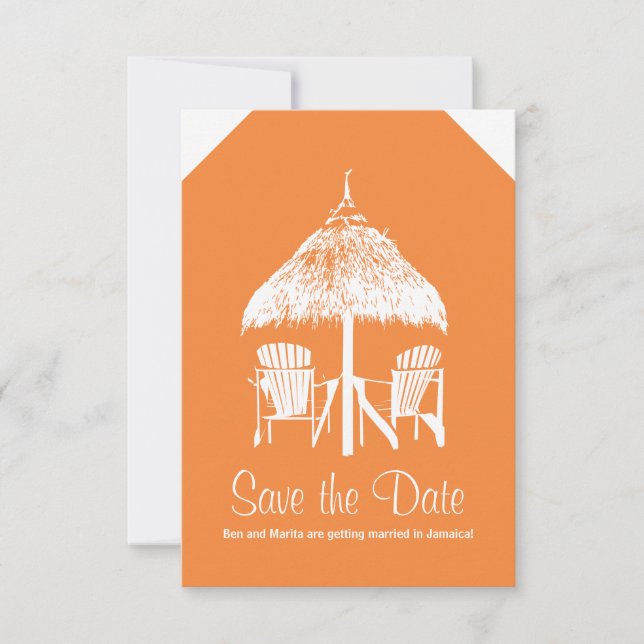 Reserve A Data Etiqueta de Bagagem para Jamaica (Frente)