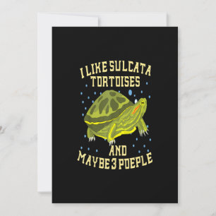 Reserve A Data Eu Adoro As Tartarugas Sulcata E Talvez Três Tart