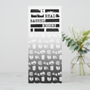 Reserve A Data Eu Li Marcador de Livros Proibidos