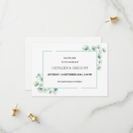 Reserve A Data Eucalyptus deixa casamento com a Elegante Verde