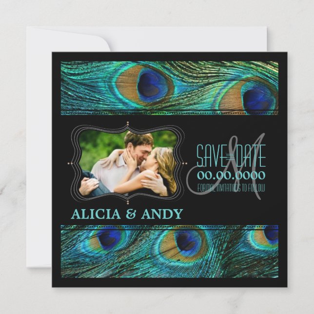 Reserve A Data Eventos de pavão/dia PixDezines+fundo (Frente)