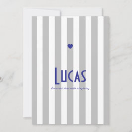 Reserve A Data Faire part de naissance Riviera Gris Bleu