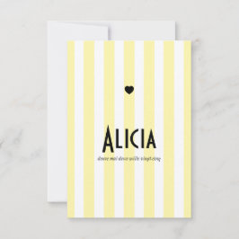 Reserve A Data Faire part de naissance Riviera Jaune et Noir