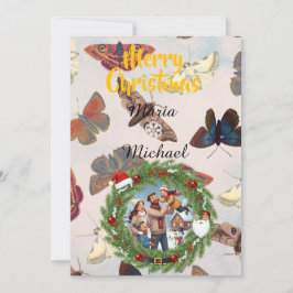 Reserve A Data ❄️ Family Photo Brush Invitation ❄️