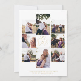 Reserve A Data Fancy Modern Chic Collage 6 Photos Couple