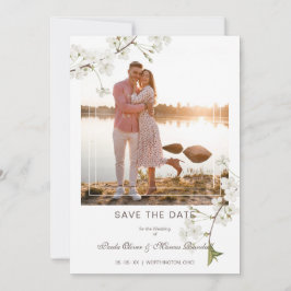 Reserve A Data Fancy White Cherry Blossom Photo Couple