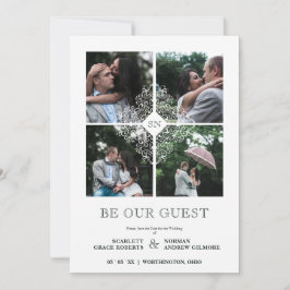 Reserve A Data Fancy White Flourish Lace Effect 4 Photos Wedding 