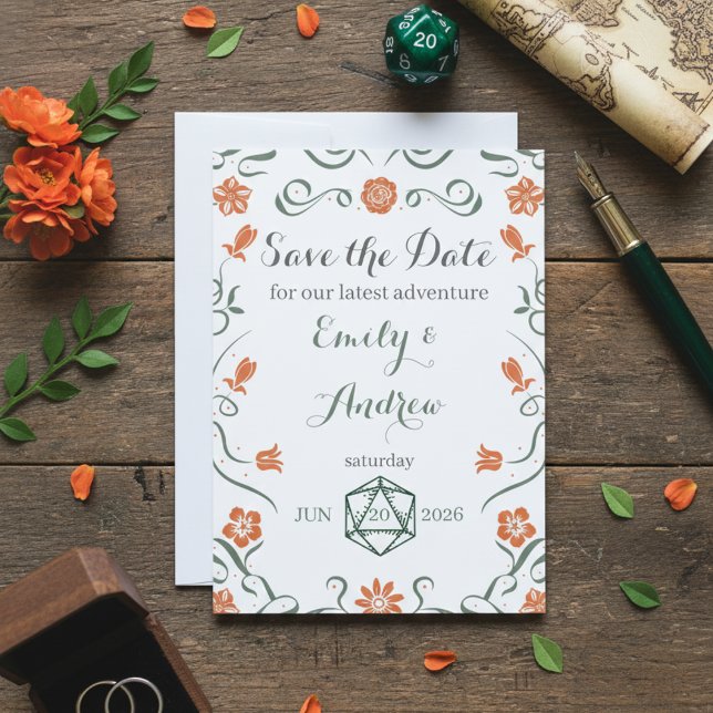 Reserve A Data Fantasy Themed Save the date (Criador carregado)