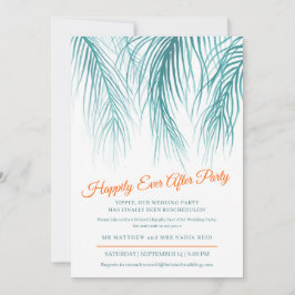 Reserve A Data Felicidade Eterna palmeira azul-turquesa após Fest