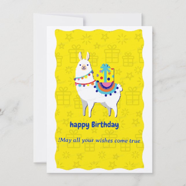 Reserve A Data feliz aniversário (Frente)