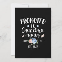 Feliz Dia de as mães 2022 Promovido À Vovó Novamen