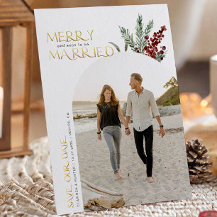 Reserve A Data Feliz Natal e Em Breve Casados Economize A Data