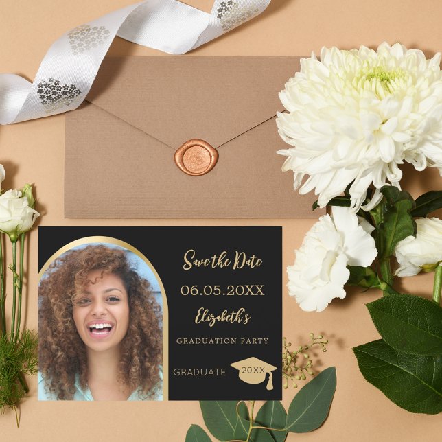 Reserve A Data Festa de formatura de arco fotográfico moderno de  (Criador carregado)