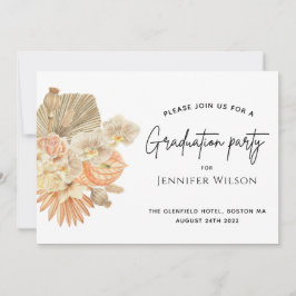 Reserve A Data festa de formatura pampas boêmia do terracotta mod