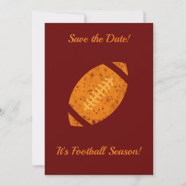 Reserve A Data Festa de Futebol Personalizar Suprimentos Maroon D