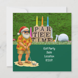 Reserve A Data Festa de Natal da Equipe de Golfe Par tee Papai No