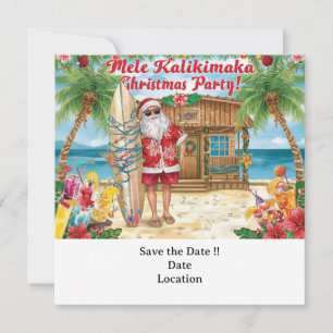 Reserve A Data Festa de Natal no Havaí “Mele Kalikimaka!”