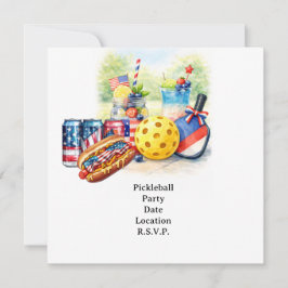 Reserve A Data Festa de Pickleball 4 de Julho Dia da Independênci