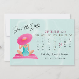 Reserve A Data Festa de Piscina de Verão Divertida Aquarela 16