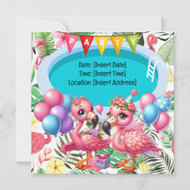 Reserve A Data Festa de Piscina Flamingo!