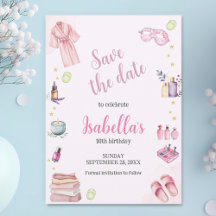 Festa Spa Menina Bela Aquarela Glam Aniversário