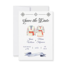 Figurinos Tradicionais de Casamento Russo Romenos