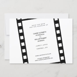 Reserve A Data Filme de Fita Colagem de Fotografias Guardar o Car