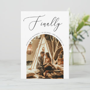 Reserve A Data Finalmente Script. Casamento de Fotografia do Arch