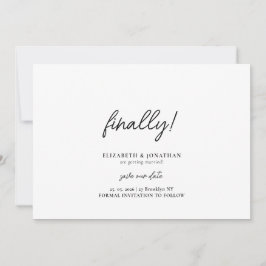 Reserve A Data Finalmente Script Minimalista Casamento Salve a Da