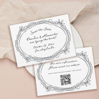 Fitas e pérolas de caneta e tinta