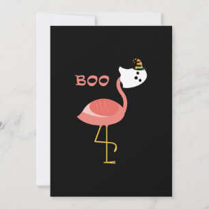 Reserve A Data Flamingo Boo Ghost Funny Flamingo Animais de cort