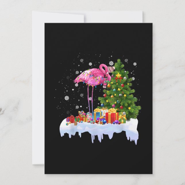 Reserve A Data Flamingo Christmas Tree Lights (Frente)
