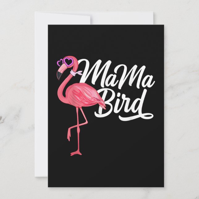 Reserve A Data Flamingo Theme Birthday Gift - Mama Bird Flamingo (Frente)