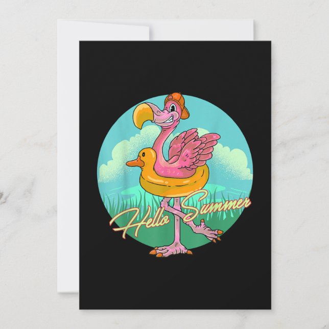 Reserve A Data Flamingos Lover - Flamingo Ready Para O Verão (Frente)