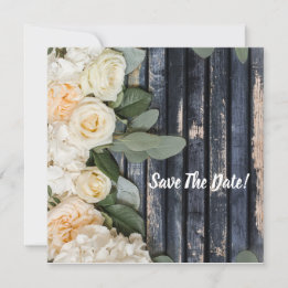 Reserve A Data Flat Save The Date Card Rustic