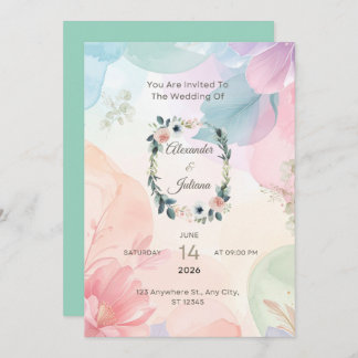 Reserve A Data Flats invitation card