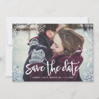 Flocos de neve bonito | Foto personalizada | Salva