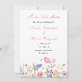 Reserve A Data Flor de Primavera Floral 