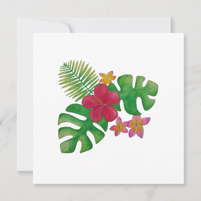 Reserve A Data Flor tropical (Frente)