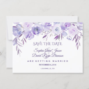 Reserve A Data Floral Azul Dusty Claro Salva A Data