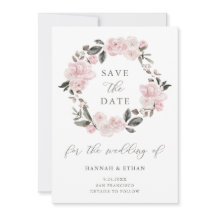 Floral e Caligrafia Rosa-Blush | Watercolor