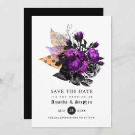 Reserve A Data Floral Halloween Wedding