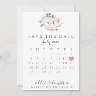 Reserve A Data Floral Salvar O Calendário De Data