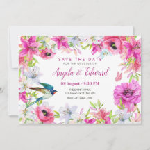 Flores cor-de-rosa artísticas de casamento