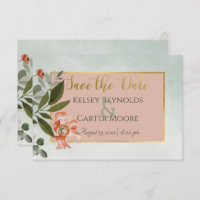 Flores de Pêssego e Ferrugem no Casamento Verde