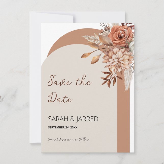 Reserve A Data Flores de queda (Frente)