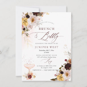 Reserve A Data Flores de queda de boho H2 PixDezines Brunch